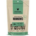 Vital Essentials Freeze Dried Minnows Dog Treat 2.5 oz C=16 *REPL 033139