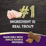 Zignature Trout  Formula Ziggy Bars Biscuit Dog Treats 12oz