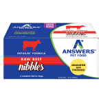 Answers Dog Raw Frozen Detailed Beef Nibbles 2.2 lb