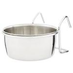 Ethical Pet Stainless Steel Coop Cup Wire Hanger Kennel Pet Bowl 20 oz