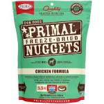 Primal Chicken Formula Nuggets Grain-Free Raw Freeze-Dried Dog Food 14 oz