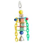 A & E Cages Happy Beaks Leaning Blocks Bird Toy 1ea/Petite