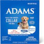 Adams Flea & Tick Control Collar for Dogs, 7-Month Protection, Adjustable One Size Collar Fits Al