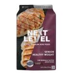 Next Level Super Premium Pet Food Senior Healthy Weight Dry Dog Food, 28 lb bag