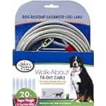 Four Paws Dog Super Tie Out Cable, Heavy Weight  20 ft