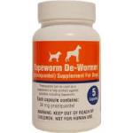 Tapeworm De-Worm (Praziquantel) for Dogs 34mg 5 Caps