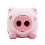 BARK Hambone 2-in-1 Plush Exterior with Hard Core Tough Treat Dispensing Dog Chew Toy, Pink
