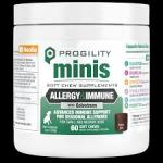 Nootie Progility Mini Allergy & Immune Supplement, 60 chews