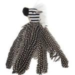 Petlinks Safari HappyNip Zippy Zebra Feathers Catnip Toy