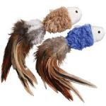 KONG Natural Crinkle Fish Catnip Toy Assorted, 2pk