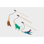 Spot Cat-Bernet Cork Teaser Wand Cat Toy Assorted, 1ea/36 in