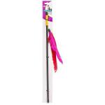 Spot Feather Dangler Teaser Wand Cat Toy Multi-Color, 1ea/18 in