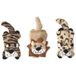 Spot Lil Spots Flat Cats Dog Toy Assorted, 1ea/5 in, 3 pk