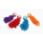 Multipet Lattice Ball with Feather Cat Toy