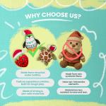 Snugarooz Baby Berry, Shelldon & Merry Penguin 3 pk