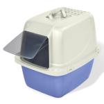 Van Ness Plastics Enclosed Cat Litter Box White, 1ea/LG