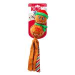 KONG Holiday Wubba Gingerbread Man Dog Toy Brown, 1ea/LG