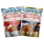 Farm to Pet Holiday Gold Turkey Chips Dog Treats 4 oz
