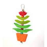 A & E Cages Happy Beaks Flower Flutter Bird Toy 1ea