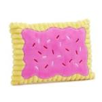 Bark Toaster Poodle Breakfast Pastry Pink Plush Dog Toy