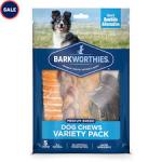 Barkworthies Small Medium Dog Chews Variety Pack 18.6 oz