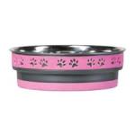 Loving Pets Corsa Pet Bowl Fiery Pink MD