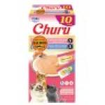 Inaba Churu Variety Pack Salmon / Salmon & Tuna Cat Treats 10 / .5 oz