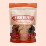 Farm to Pet | Turkey Chips for Dogs |  Treats, 4oz