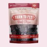 Farm to Pet | Beef  Chips for Dogs |  Treats, 4oz