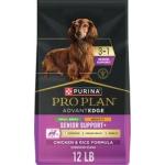 ProPlan AdvantEDGE Senior Support + Chicken and Rice Small Breed Dog 12 lb