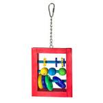 A & E Cages Happy Beaks Tweet & Tally Hanging Bird Toy