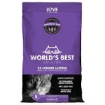 World's Best Cat Litter Multiple Cat Lavender Scented Cat Litter 1ea/8 lb