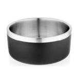 QT Dog Stainless Steel Double Wall Bowl  Aqua MD