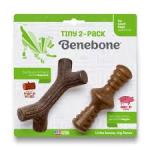 Benebone 2pk Maplestick/Zaggle Bacon Tiny