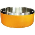 QT Dog Stainless Steel Double Wall Bowl Orange MD