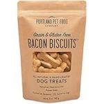 Portland Pet Grain Free & Gluten Free Bacon Dog Biscuits 5 oz