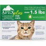 Apex Plus Topical F&T Treatment for Cats 3ct over 1lbs