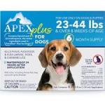 Apex Plus Topical F&T Treatment for Dogs 3ct 23-44lbs