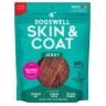 Dogswell Skin & Coat Mini Jerky Salmon Recipe Grain-Free Dog Treats, 10-oz bag