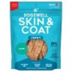 Dogswell Skin & Coat Jerky Lamb Recipe Grain-Free Dog Treats, 10-oz bag