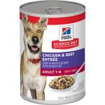 Hill's Science Diet Adult Chicken & Beef Entree Dog Food Minced 13 oz