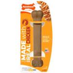 Nylabone Strong Chew Original Bone Dog Chew Toy Made with Real Chicken, 1ea/Large (1 ct)