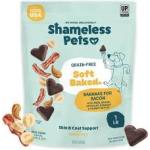 SHAMELESS PETS Soft Baked Dog Treats Bananas For Bacon 6oz