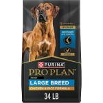 Purina Pro Plan High Protein, Digestive Health Large Breed Dog Food Dry, Chicken and Rice Formula -
