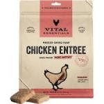 Vital Essentials Chicken Mini Patties Freeze-Dried Cat Food 8oz