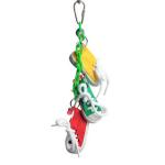 A & E Cages Made in America Sneakers on a Line Bird Toy 1ea