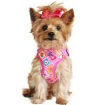 Doggie Design  Wrap & Snap Choke Free Dog Harness Maui Pink -  XS