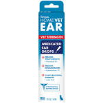 TropiClean HomeVet Ear Medicated Ear Drops 1ea/2 oz
