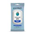 Earthbath Tooth Wipes Baking Soda/Cornmint 50ct