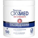 TropiClean Oxymed Chlorohexidine Wipes 100ct